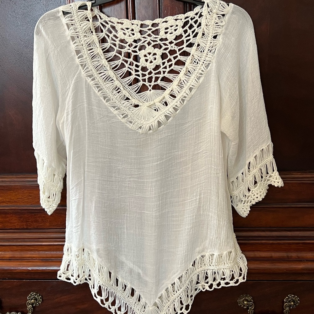 Crochet cover top